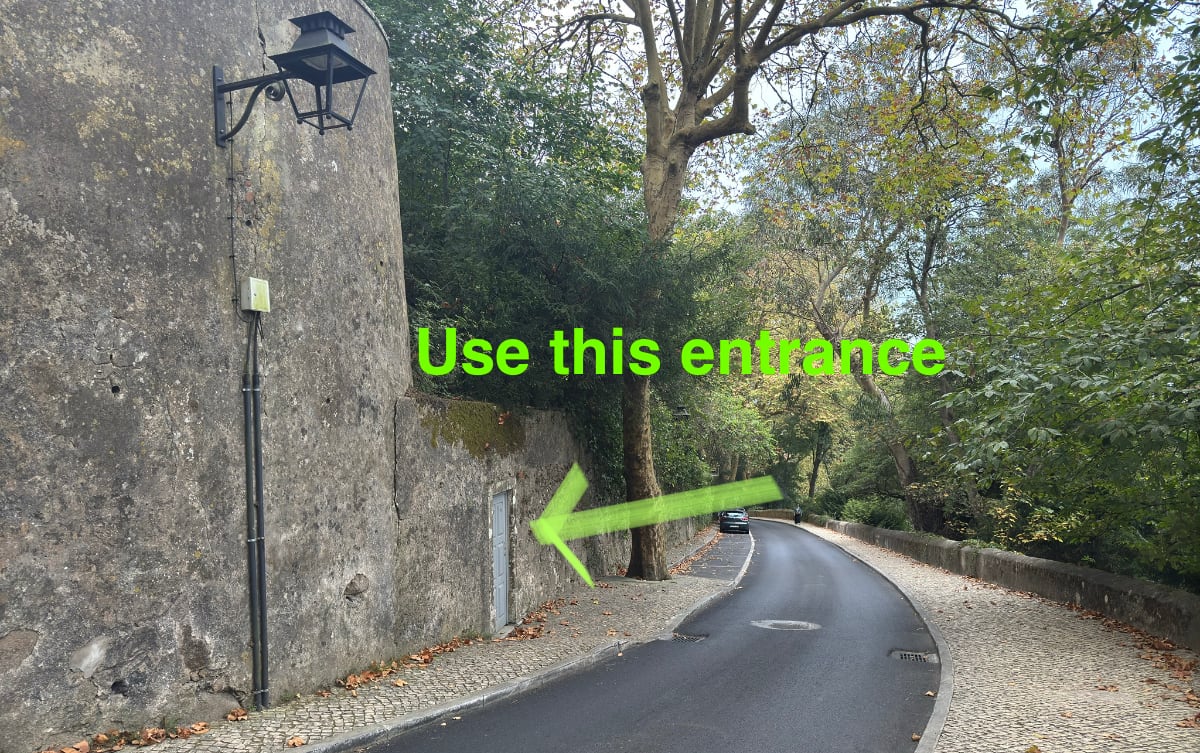 Use this entrance